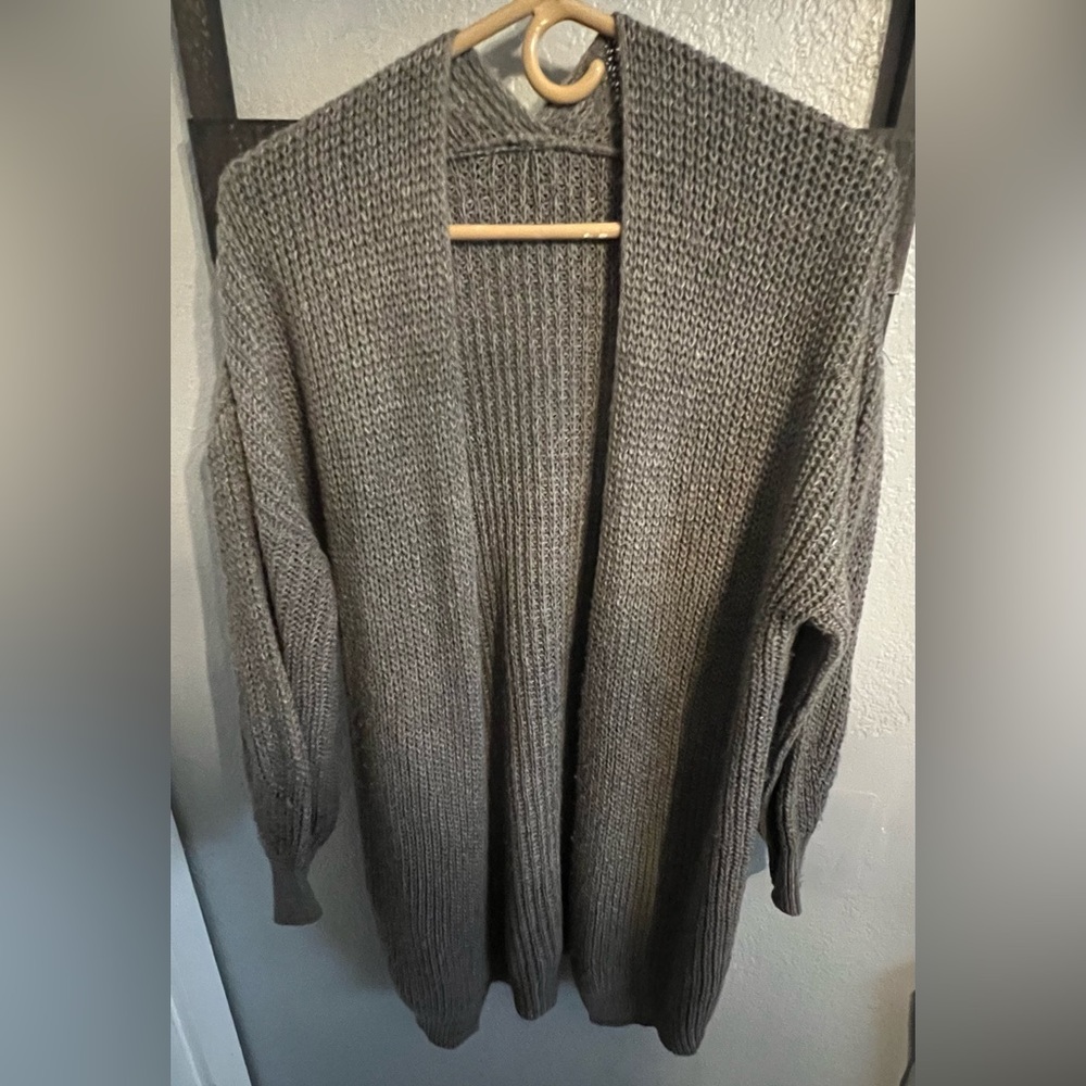 PEROUT Women’s Gray Cardigan